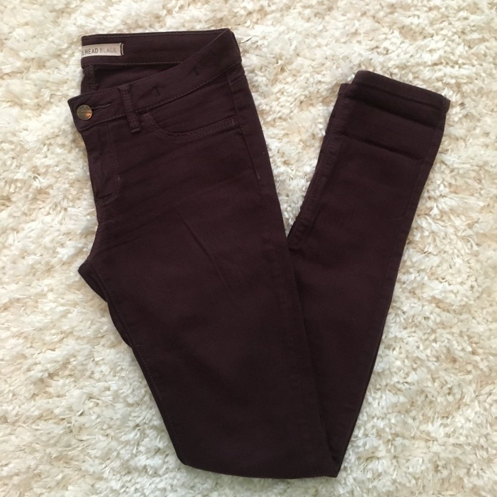 BULLHEAD BLACK DENIM LEGGINGS